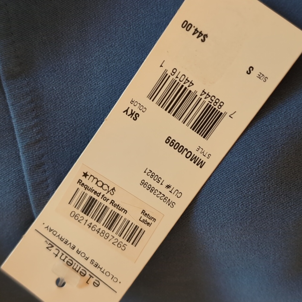 SkyBlue Zip-up Jacket by Elementz™ SzSmall Polyester/Spandex Blend NWT - Picture 16 of 16